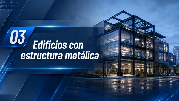 Edificios con estructura metálica