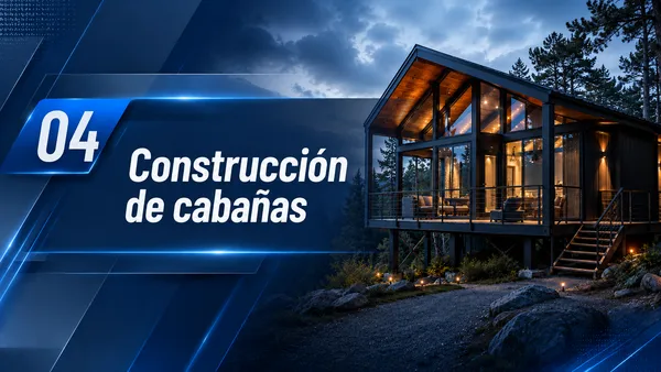 Construcción de cabañas
