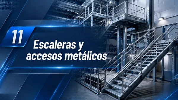 Escaleras y accesos metálicos