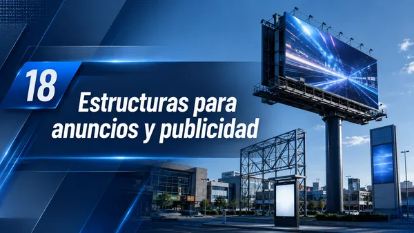Estructuras para anuncios y publicidad